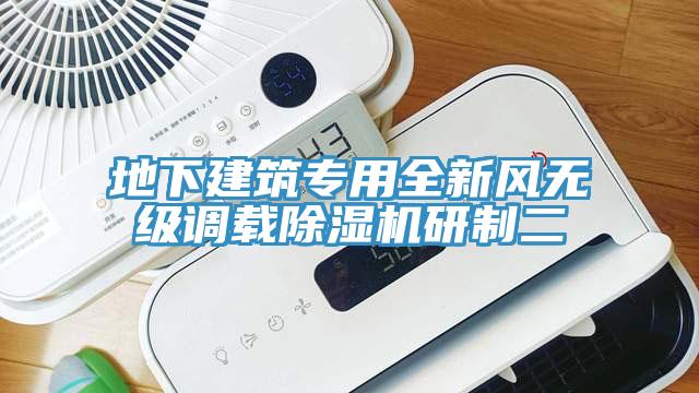 地下建筑專用全新風(fēng)無級調(diào)載除濕機研制二