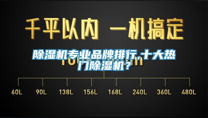 除濕機專業品牌排行,十大熱門除濕機？