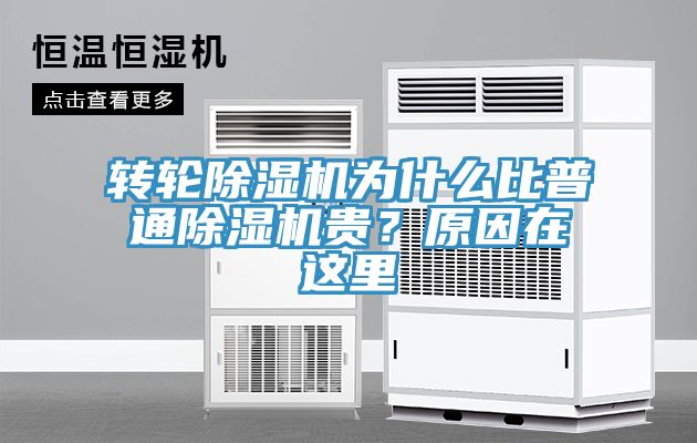 轉輪除濕機為什么比普通除濕機貴？原因在這里